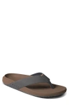 Reef The Raglan Flip Flop In Fossil/ Grey