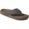 Reef The Raglan Flip Flop In Fossil/grey