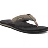 Reef The Ripper Flip Flop In Black/tan