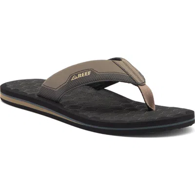 Reef The Ripper Flip Flop In Black/tan
