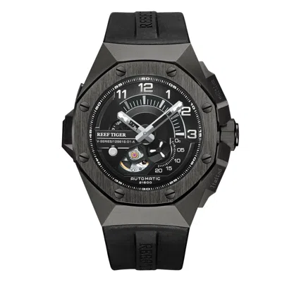 Pre-owned Reef Tiger Men Automatic Mechanical Watch Fashion Watches 100m Waterproof Sport