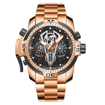 Pre-owned Reef Tiger Mens Luxury Watches Automatic Mechanical Wristwatch 10bar Luminous
