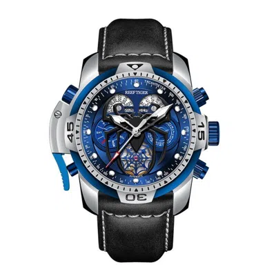 Pre-owned Reef Tiger Mens Luxury Watches Automatic Mechanical Wristwatch 10bar Luminous