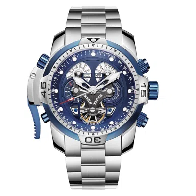 Pre-owned Reef Tiger Mens Luxury Watches Automatic Mechanical Wristwatch 10bar Luminous