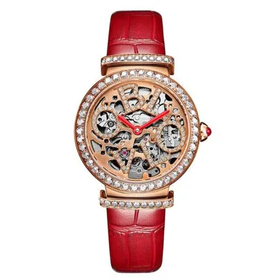 Pre-owned Reef Tiger Oblvlo Women Automatic Watch Luxury Ladies Mechanical Wristwatch Austria Crystal