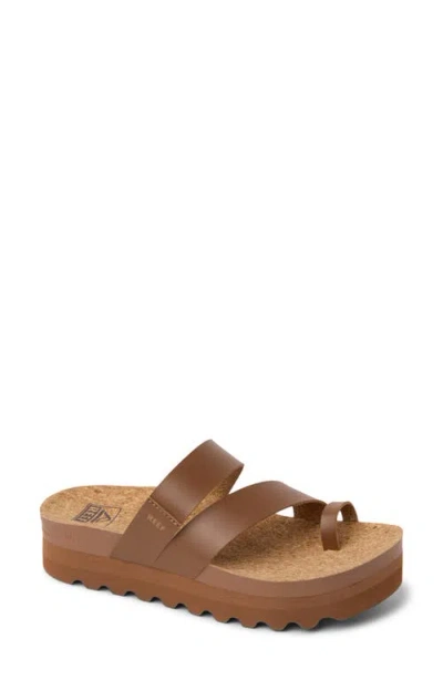 Reef Vista Laya Platform Sandal In Brown