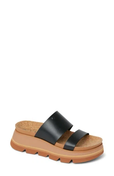 REEF REEF VISTA LUXE SIAA PLATFORM WEDGE SLIDE SANDAL