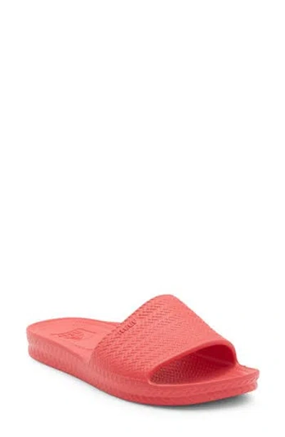 Reef Water Scout Waterproof Slide Sandal In Red