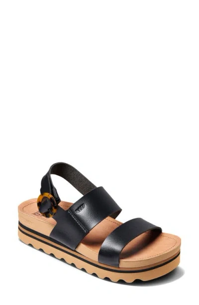 Reef Water Vista Hi Sandal In Black/tan