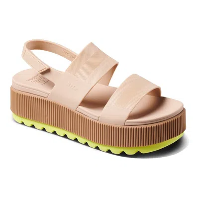 Reef Water Vista Higher Cj3571 Sandals Women's Sand Lime Platform Zogg1252 In Nude