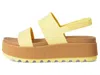 Reef Water Vista Higher Cj7122 Platform Womens Yellow Casual Sandal Gbo428 In Yellow