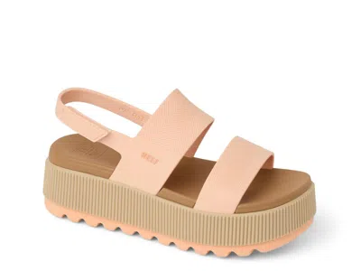 Reef Water Vista Platform Slingback Sandal In Pink