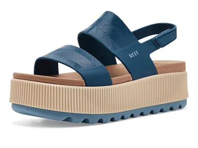Reef Water Vista Higher Women's Shoes Navy/tan: 10 B - Medium In Blue
