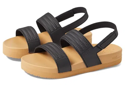Reef Water Vista Sandal (little Kid/big Kid) Girl's Shoes Black/tan : 5 Toddler M, Synthetic In Multi