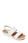Reef Water Vista Slingback Sandal In White/tan