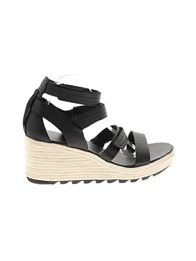 Pre-owned Reef Wedges In Black