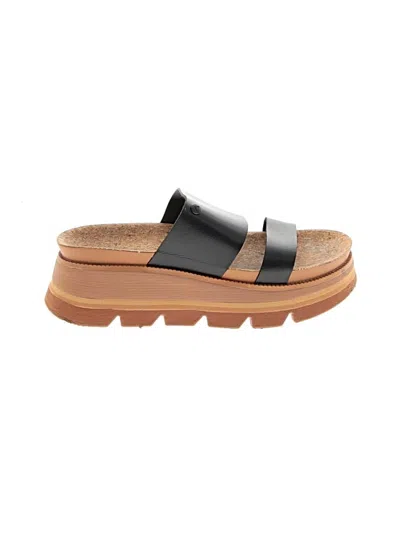 Pre-owned Reef Wedges In Black