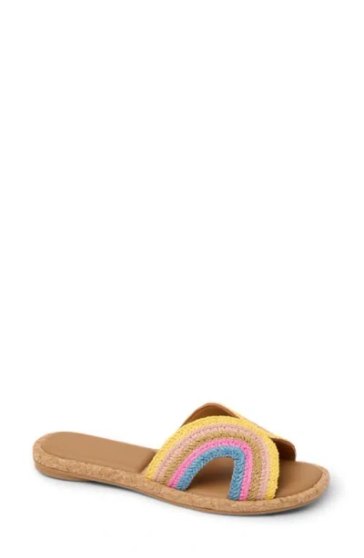 Reef Willow Woven Slide Sandal In Multi