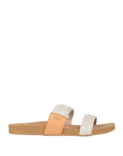 Reef Woman Sandals Ivory Size 9 Textile Fibers