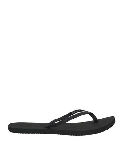 Reef Woman Thong Sandal Black Size 7 Synthetisches Material