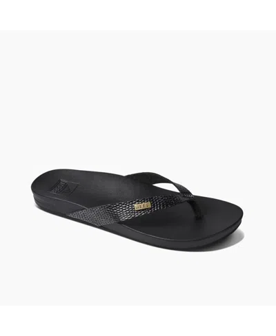 Reef Women's Cushion Court Flip-flop Sandals In Black Sassy