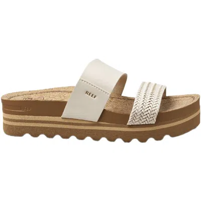 Reef Women's Cushion Vista Hi Sandals In Vintage Synthetic In White