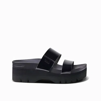 Reef Women's Cushion Vista Higher Sandal In Black