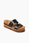 Reef Women Cushion Vista Higher Sandal In Black