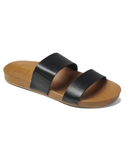 Reef Women's Cushion Vista Sandal In Black/natural In Multi