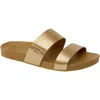 Reef Women's Cushion Vista Sandals In Copper/tan Synthetic In Multi