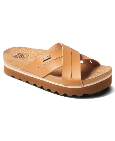 Reef Women's Kaia Cross Slip-on Flips In Brown