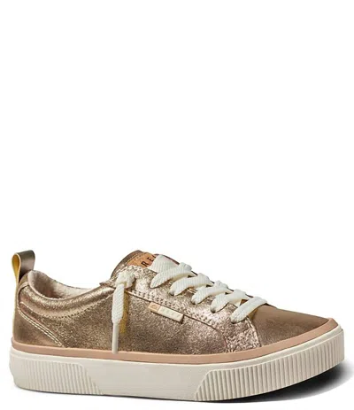 Reef Women's Lay Day Dawn Sneakers In Champagne Suede In Beige