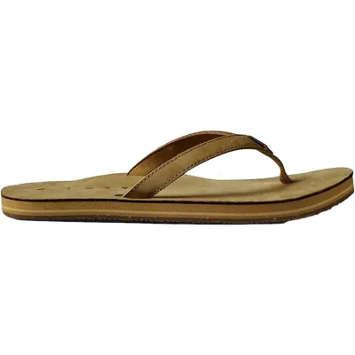 Reef Women's Solana Slippers In Tan Leather In Animal Print