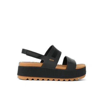 Reef Women's Water Vista Higher Platform Sandal In Black In Multi