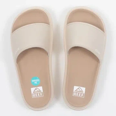 Reef Womens Cushion Bondi Bay Platform Sandals In White