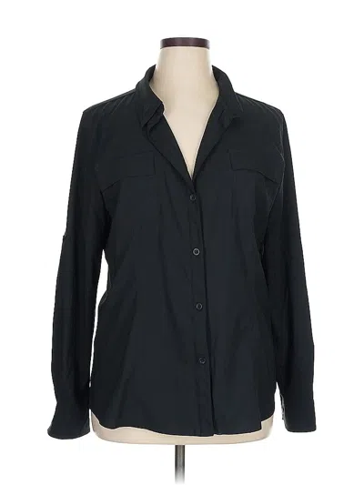 Pre-owned Reel Legends Long Sleeve Blouse In Black