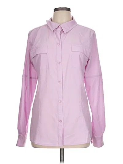 Pre-owned Reel Legends Long Sleeve Blouse In Pink