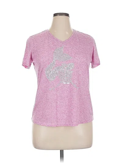 Pre-owned Reel Legends Short Sleeve T-shirt In Pink