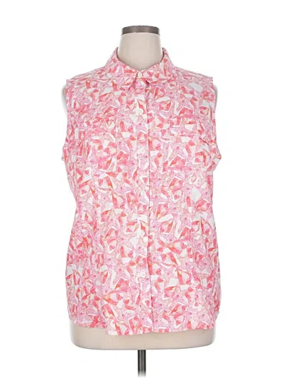 Pre-owned Reel Legends Sleeveless Blouse In Pink