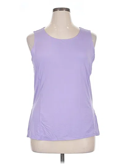 Pre-owned Reel Legends Sleeveless Top Purple Halter Neckline Tops