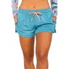Reel Skipper Solid Board Shorts In Tumultous Sea In Multi