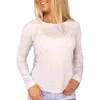 Reel Skipper Vented Performance Top In Baby Pink/dusty Palms In Multi