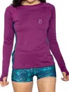 Reel Skipper Vented Performance Top In Ruby In Purple