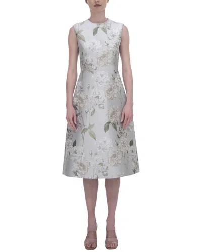 REEM ACRA REEM ACRA JACQUARD SHEATH DRESS