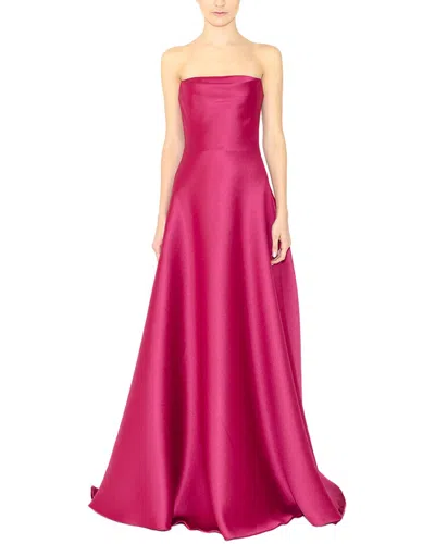 REEM ACRA REEM ACRA MIKADO STRAPLESS GOWN