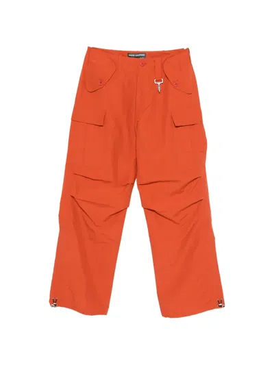 Reese Cooper Cinched Cargo Pants In Orange