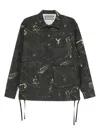 Reese Cooper Floral-print Cargo Shirt In Green
