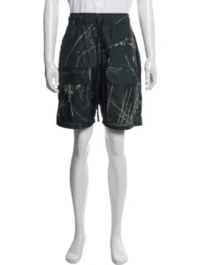 Pre-owned Reese Cooper Graphic Print Cargo Shorts In Blue