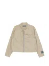 Reese Cooper Herringbone Jacket In Orange