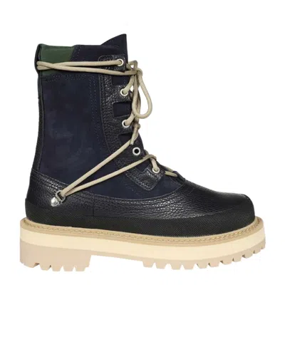 Reese Cooper Lacing Short Boots In Black